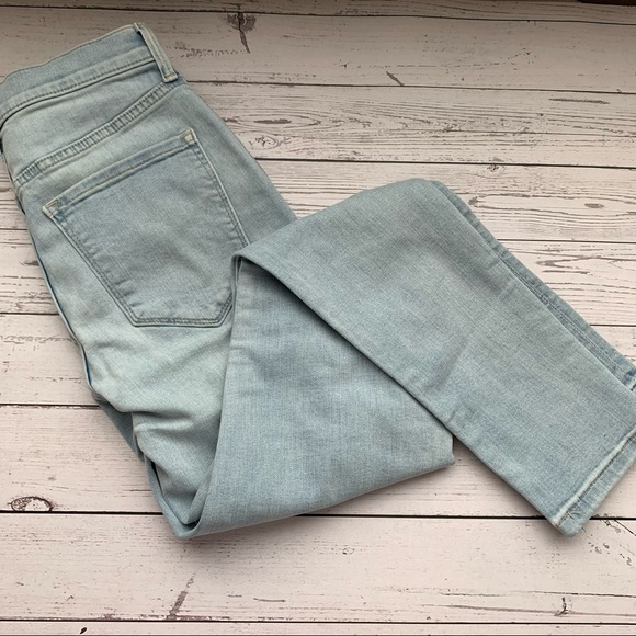 BANANA REPUBLIC high rise ankle length light wash denim skinny jean size… - Picture 5 of 12